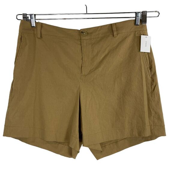 Vince Womens size 16 shorts tan casual linen high waist - Picture 1 of 3
